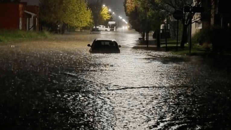 Temporal en Coronel Suárez: lluvias intensas causaron&nbsp;anegamientos